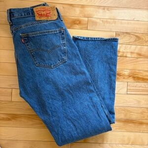 Levis 501 jeans blue denim size 34 x30 Button fly cotton